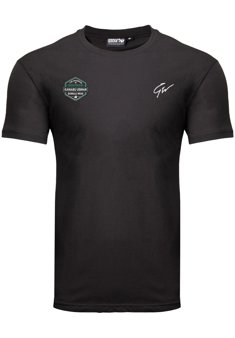 Load image into Gallery viewer, Gorilla Wear - Kamaru Usman T-shirt - Black