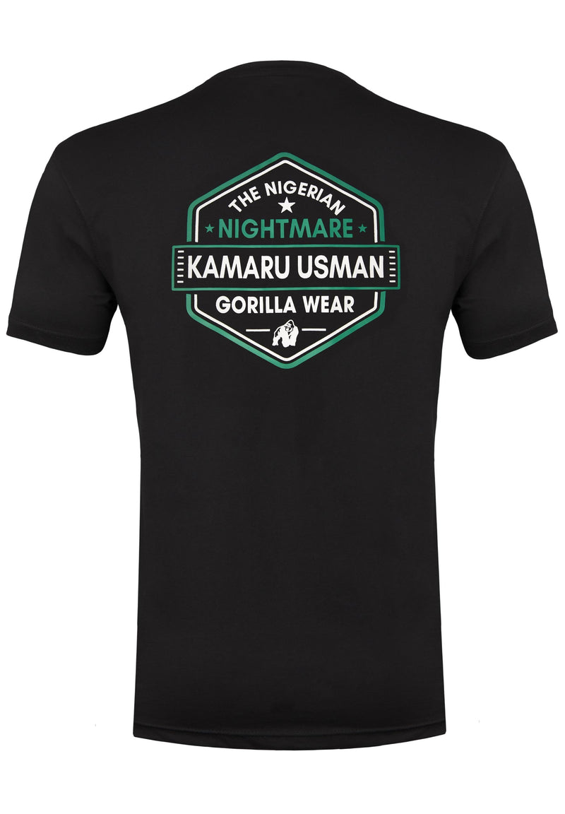 Load image into Gallery viewer, Gorilla Wear - Kamaru Usman T-shirt - Black