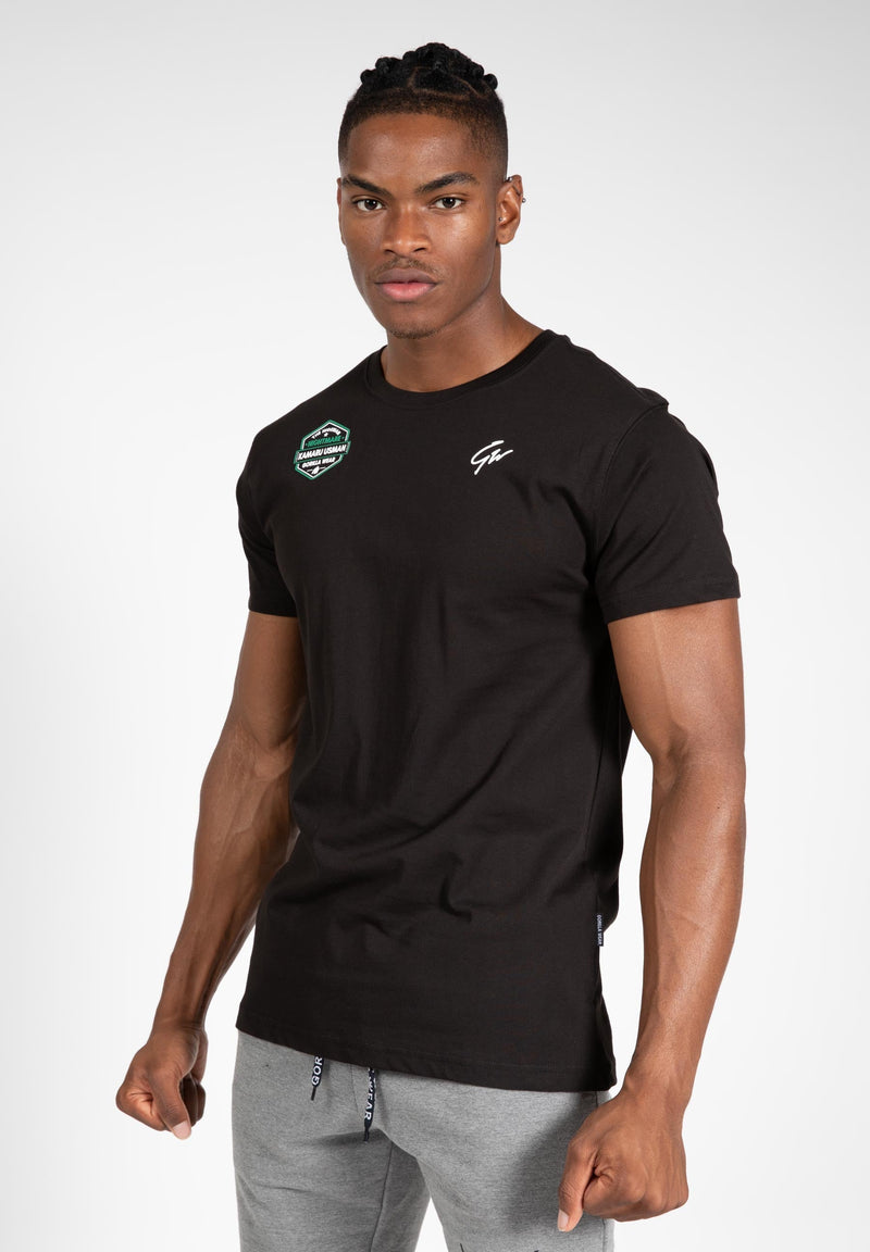 Load image into Gallery viewer, Gorilla Wear - Kamaru Usman T-shirt - Black