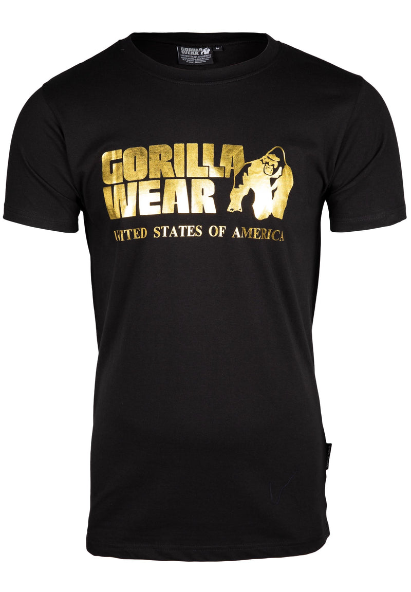 Load image into Gallery viewer, Gorilla Wear - Classic T-shirt - Black/Gold