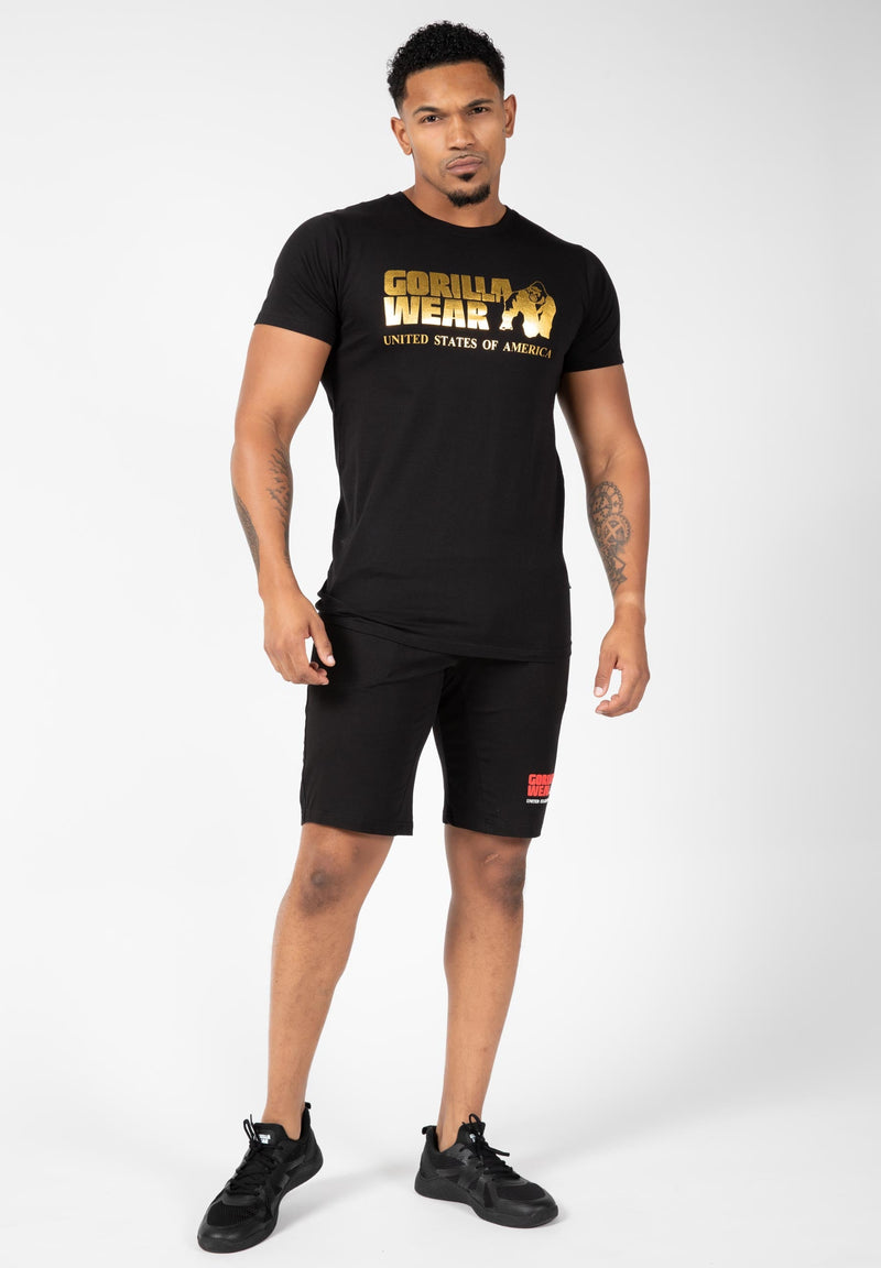 Load image into Gallery viewer, Gorilla Wear - Classic T-shirt - Black/Gold