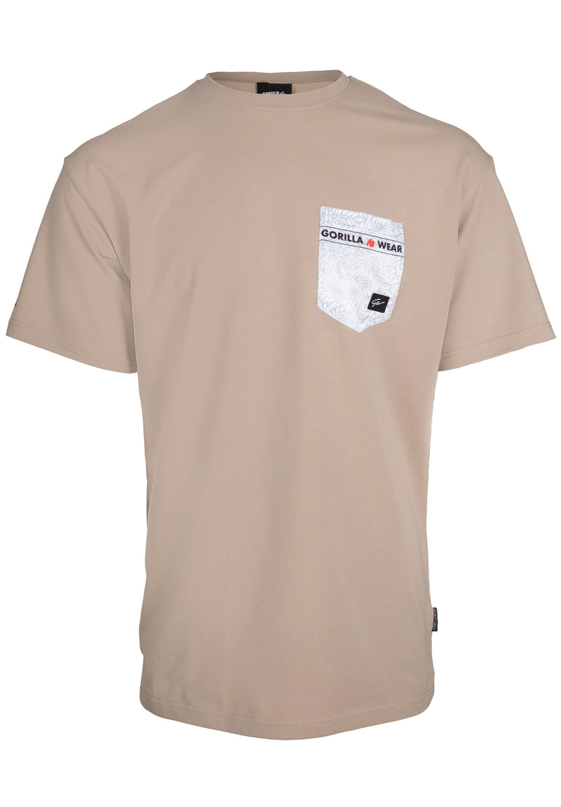 Load image into Gallery viewer, Gorilla Wear - Dover Oversized T-Shirt - Beige