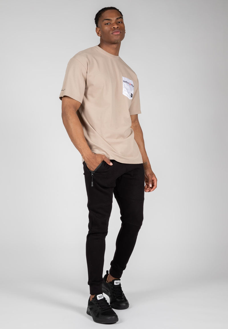 Load image into Gallery viewer, Gorilla Wear - Dover Oversized T-Shirt - Beige