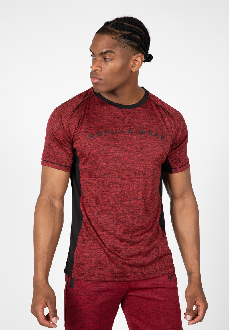 Load image into Gallery viewer, Gorilla Wear - Fremont T-Shirt - Burgundy/Black