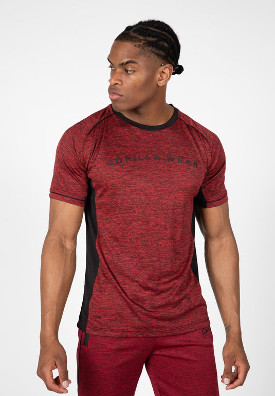 Gorilla Wear - Fremont T-Shirt - Burgundy/Black