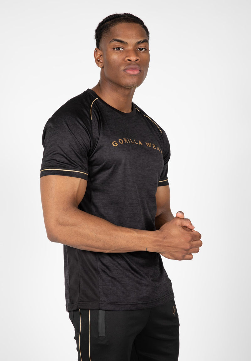 Load image into Gallery viewer, Gorilla Wear - Fremont T-Shirt - Black/Gold