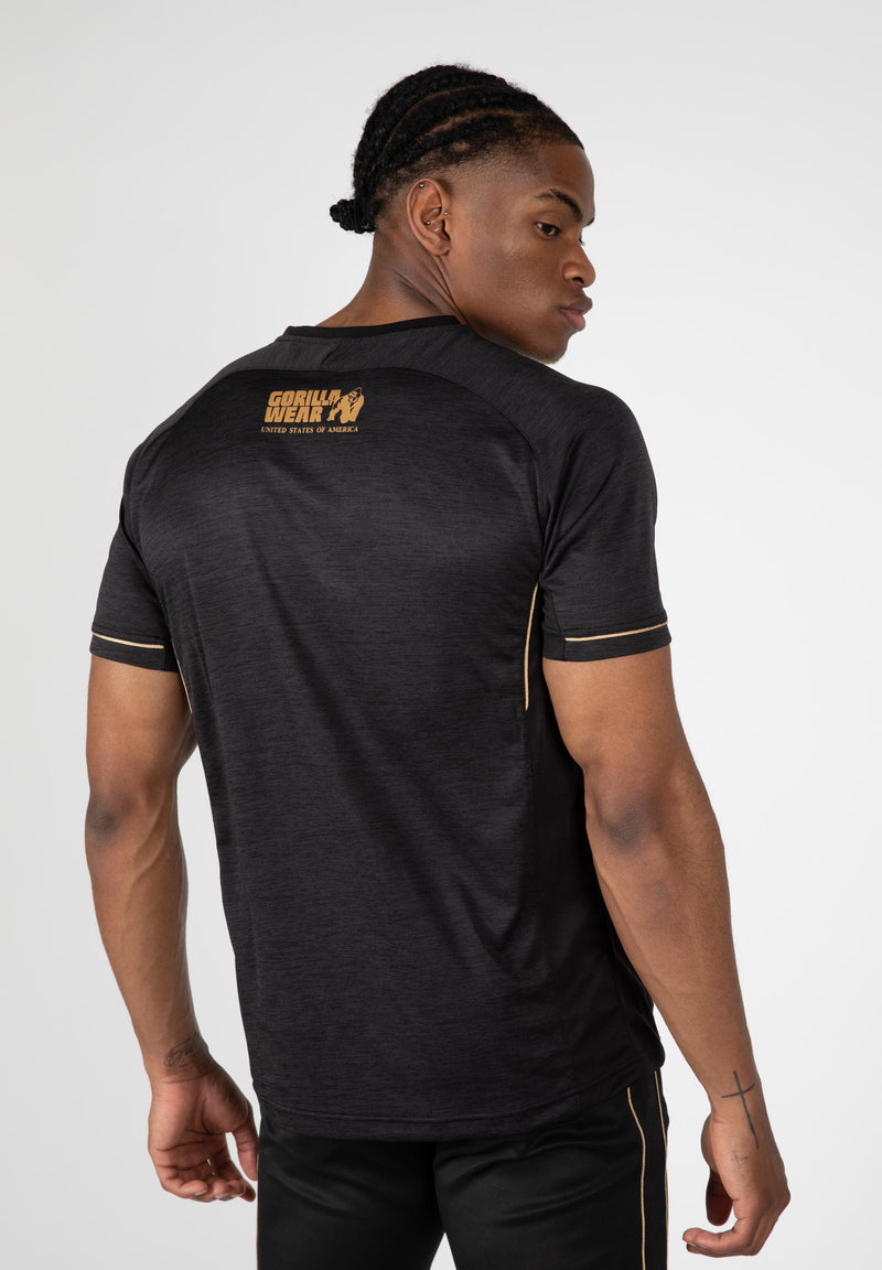 Load image into Gallery viewer, Gorilla Wear - Fremont T-Shirt - Black/Gold