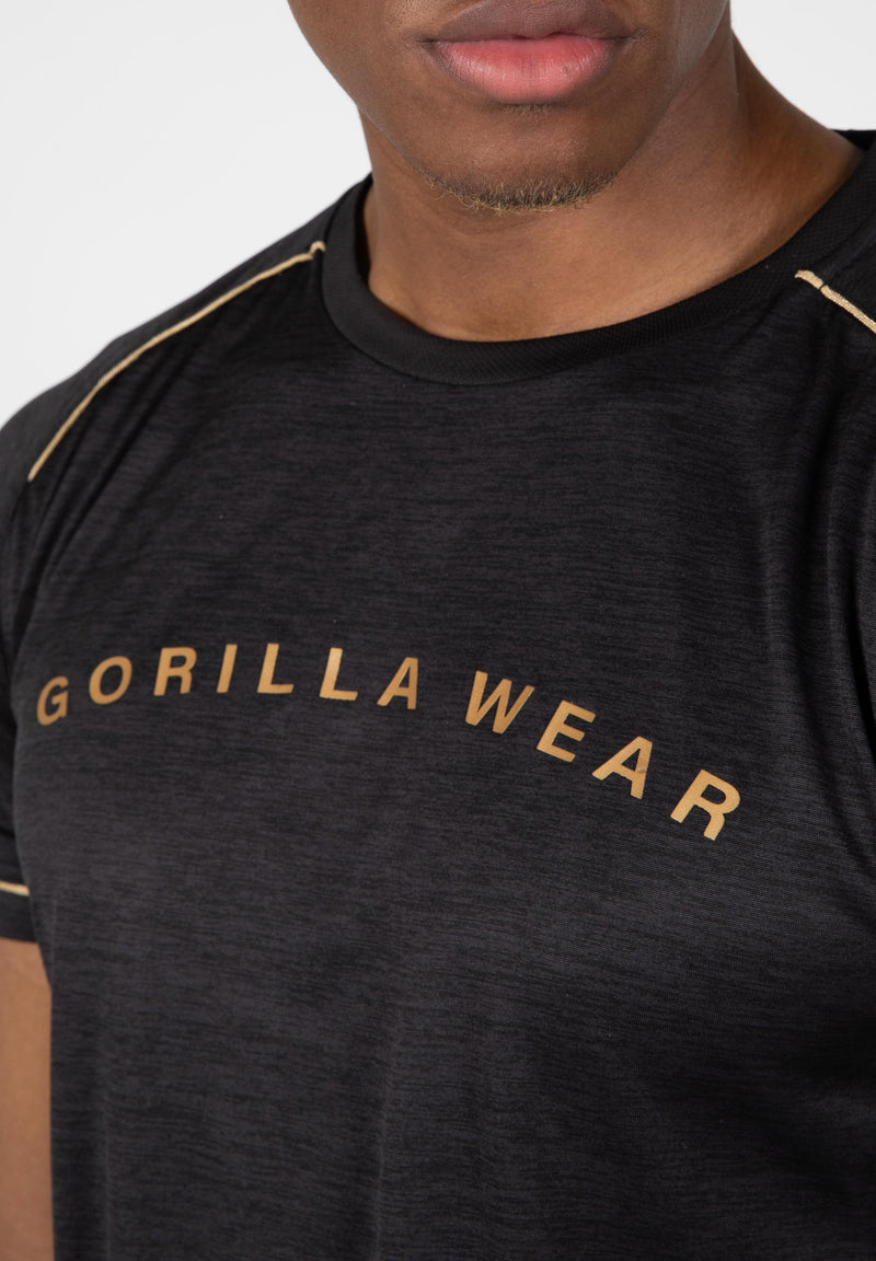 Load image into Gallery viewer, Gorilla Wear - Fremont T-Shirt - Black/Gold