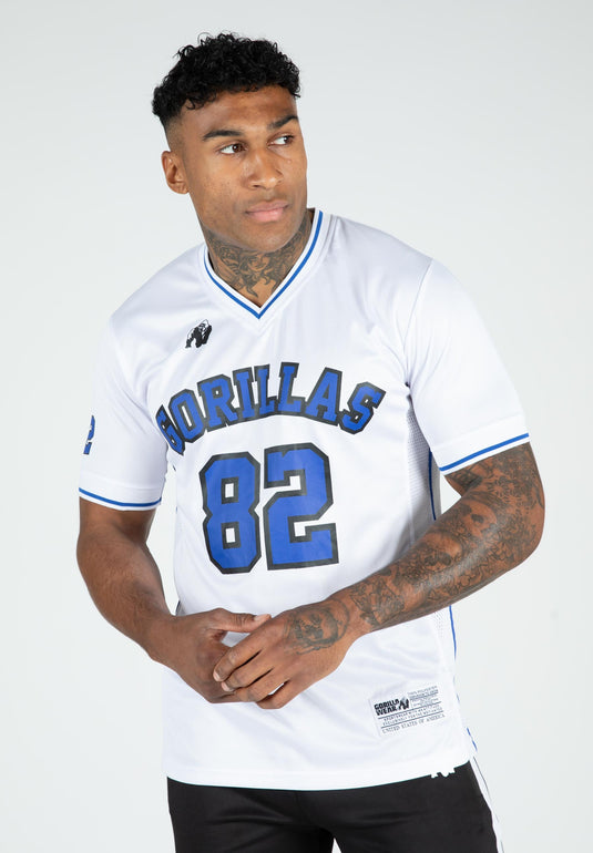 Gorilla Wear - San Mateo T-Shirt - White/Blue