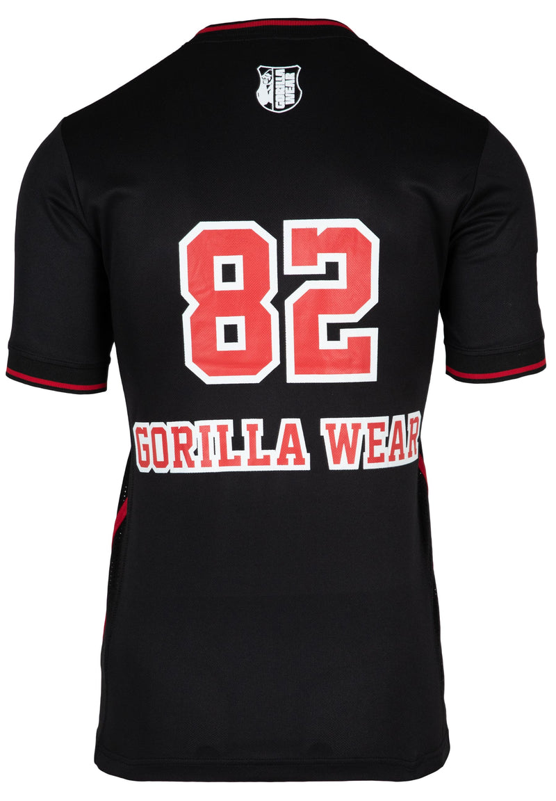 Load image into Gallery viewer, Gorilla Wear - San Mateo T-shirt - Black/Red