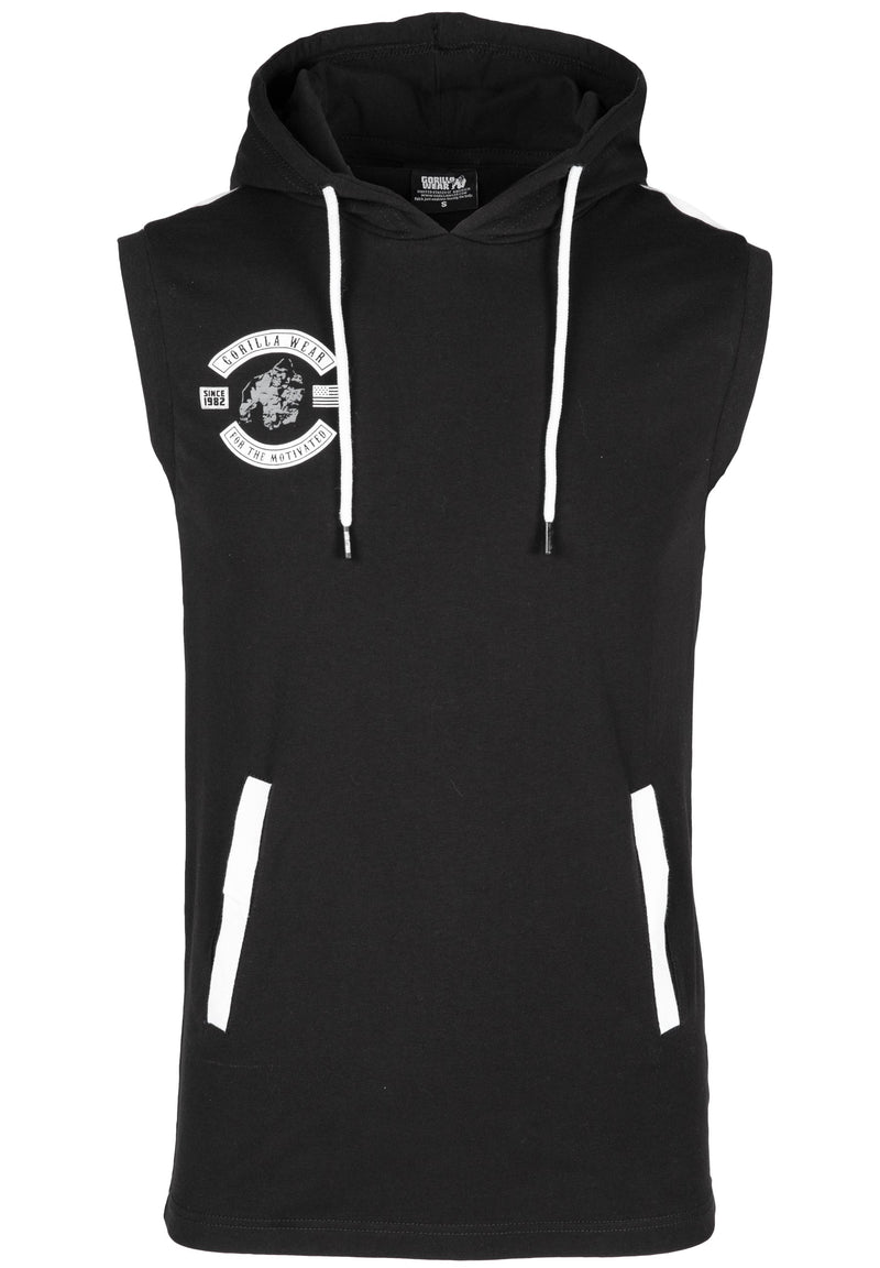 Load image into Gallery viewer, Gorilla Wear - Oswego S/L Hooded T-shirt - Black