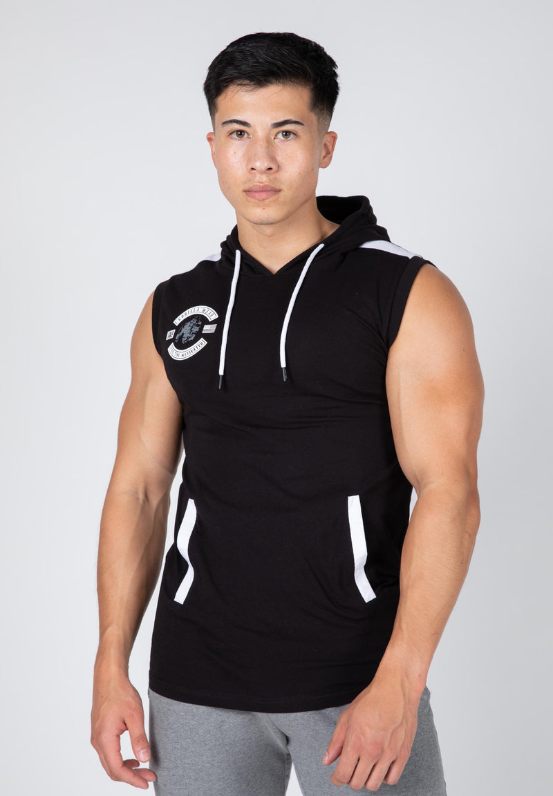 Load image into Gallery viewer, Gorilla Wear - Oswego S/L Hooded T-shirt - Black