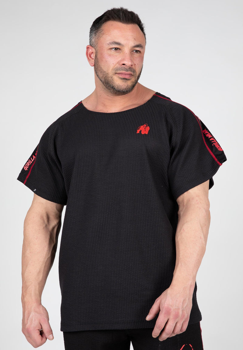 Load image into Gallery viewer, Gorilla Wear - Buffalo Old School Top -Black/Red