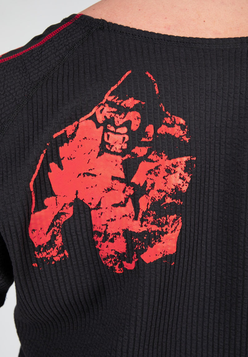 Load image into Gallery viewer, Gorilla Wear - Buffalo Old School Top -Black/Red