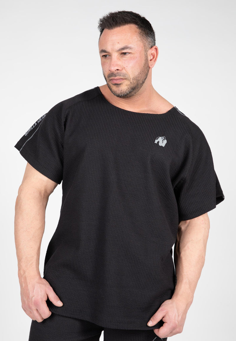 Load image into Gallery viewer, Gorilla Wear - Buffalo Old School Top -Black/Gray - T-Shirt