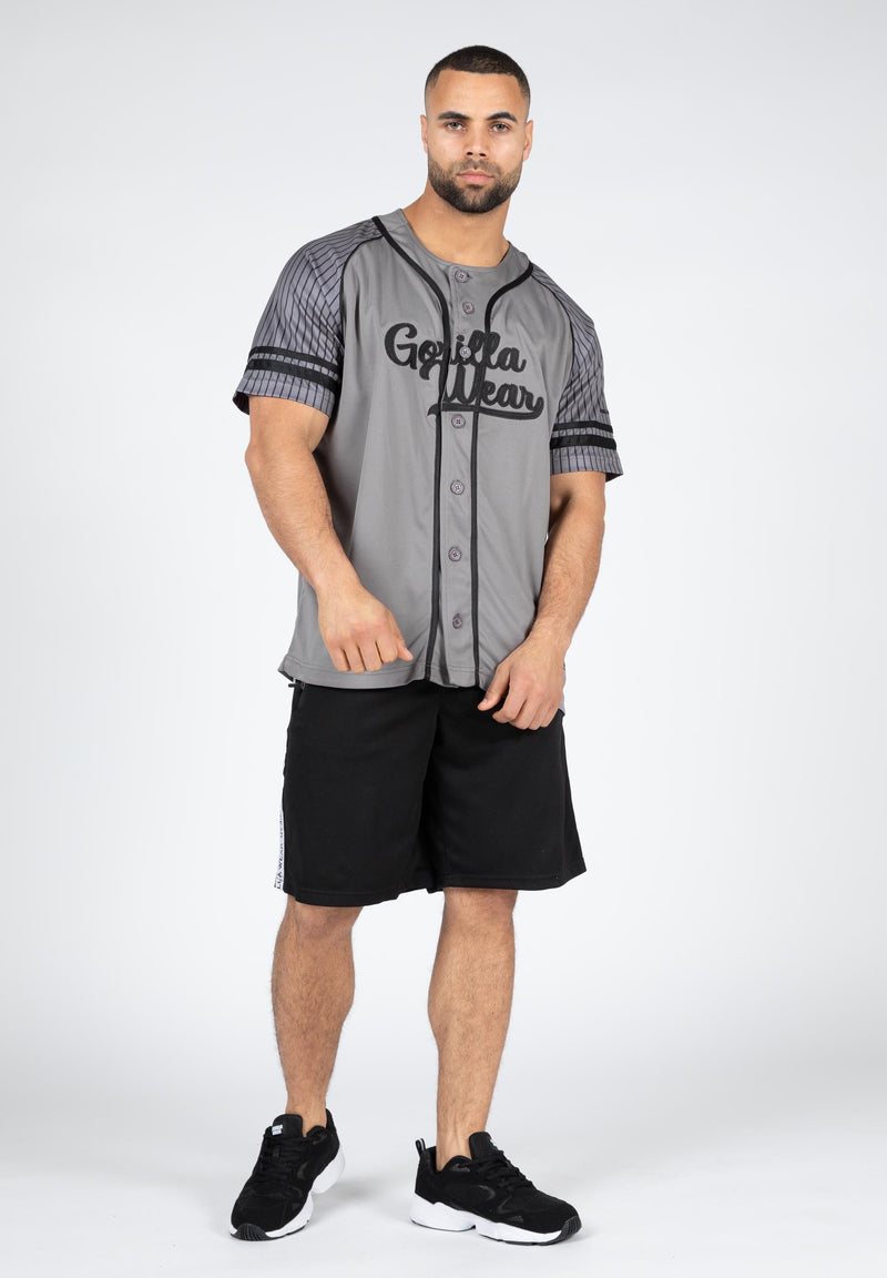 Load image into Gallery viewer, Gorilla Wear - 82 Baseball Jersey - Gray