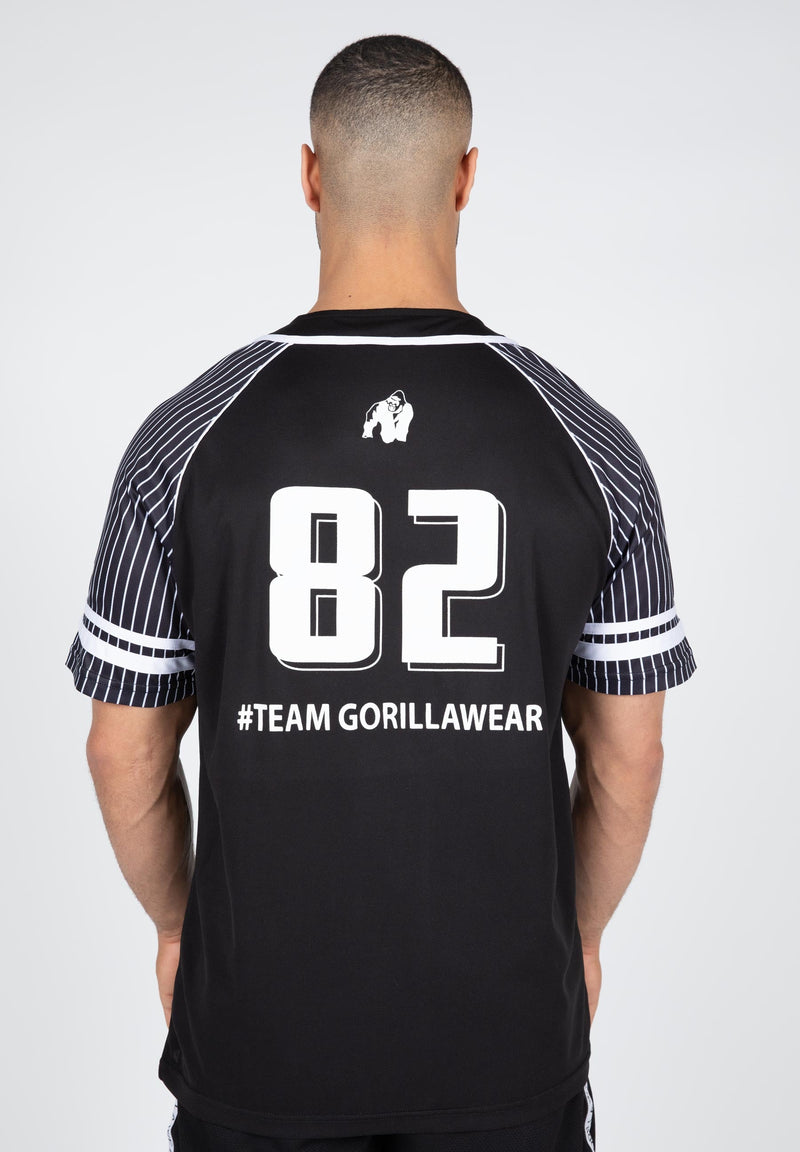 Load image into Gallery viewer, Gorilla Wear - 82 Baseball Jersey - Black