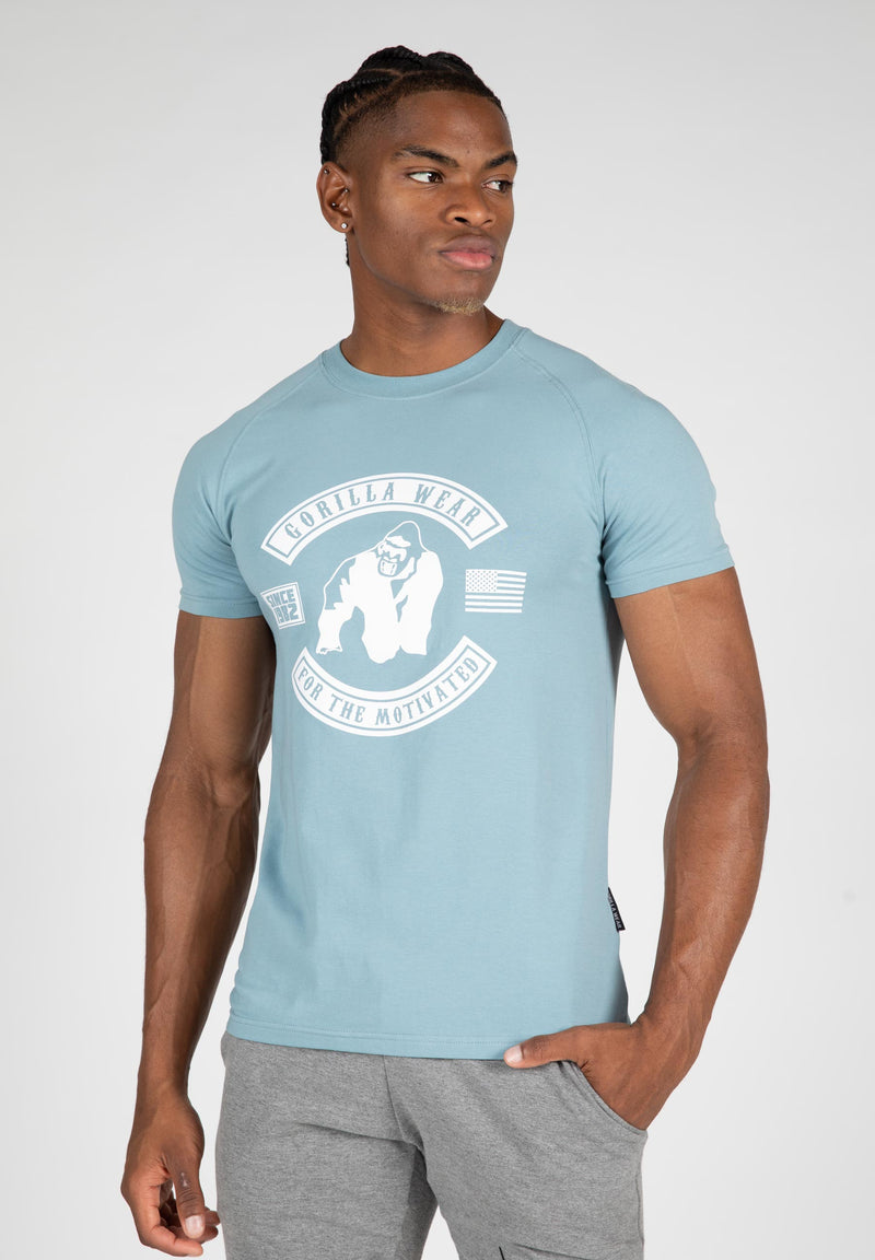 Load image into Gallery viewer, Gorilla Wear - Tulsa T-Shirt - Blue