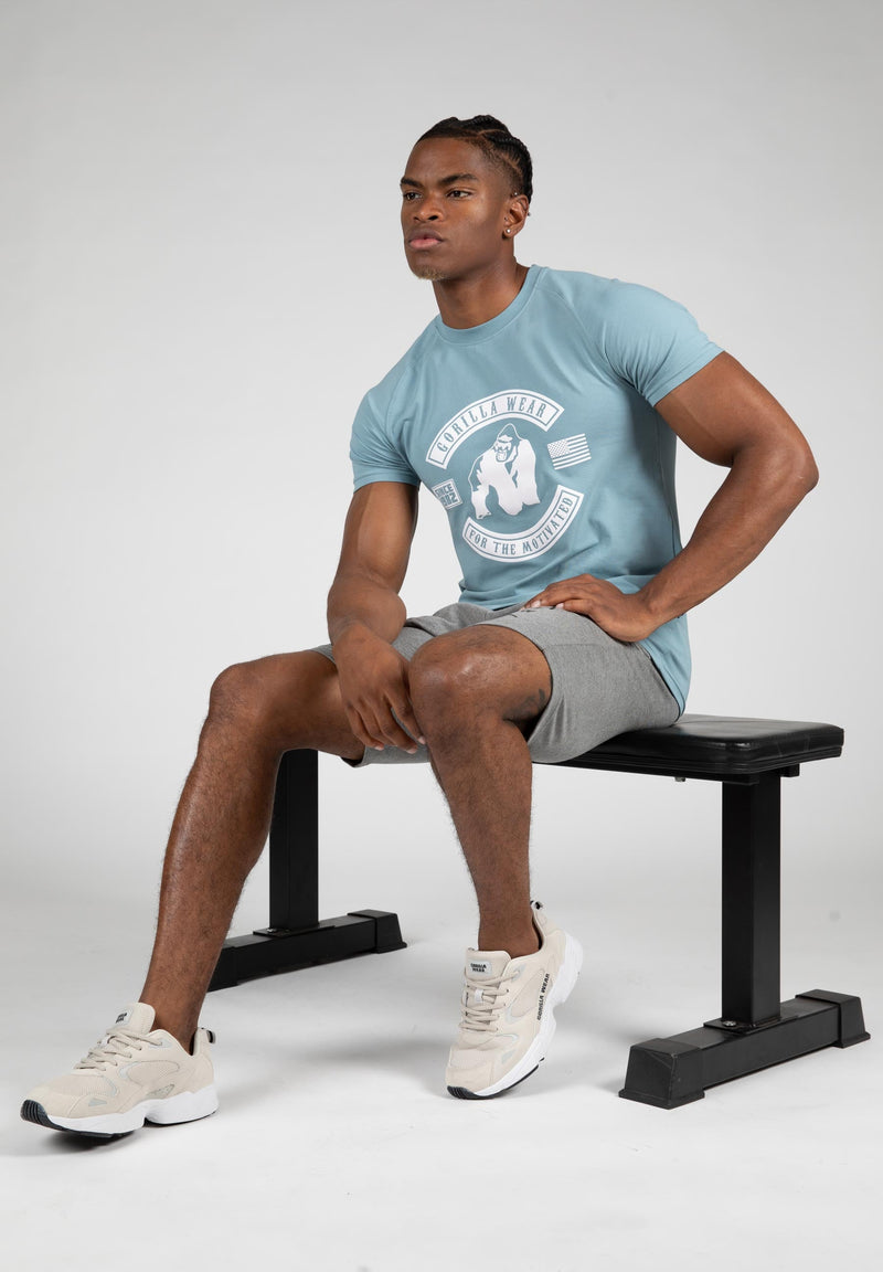 Load image into Gallery viewer, Gorilla Wear - Tulsa T-Shirt - Blue