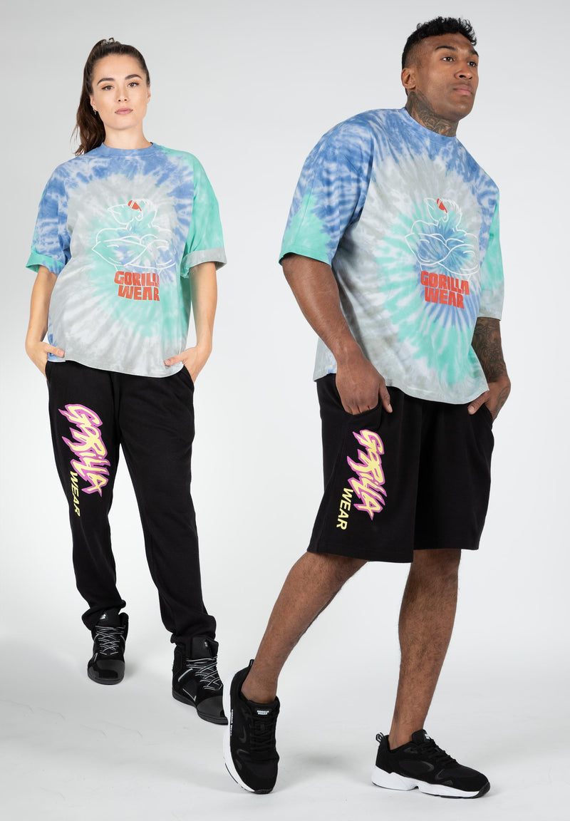 Load image into Gallery viewer, Gorilla Wear - Legacy Oversized T-Shirt - Blue/Green