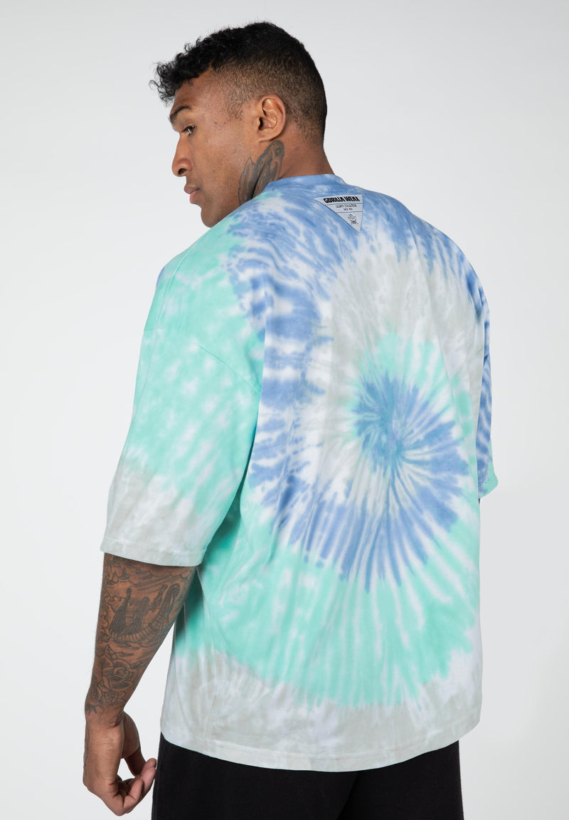 Load image into Gallery viewer, Gorilla Wear - Legacy Oversized T-Shirt - Blue/Green