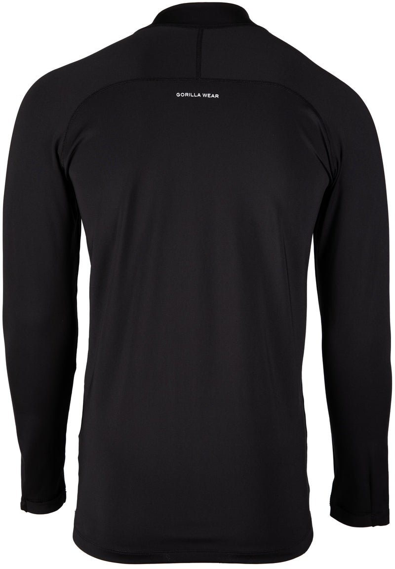 Load image into Gallery viewer, Gorilla Wear - Hamilton Hybrid Long Sleeve - Black - Slim Fit