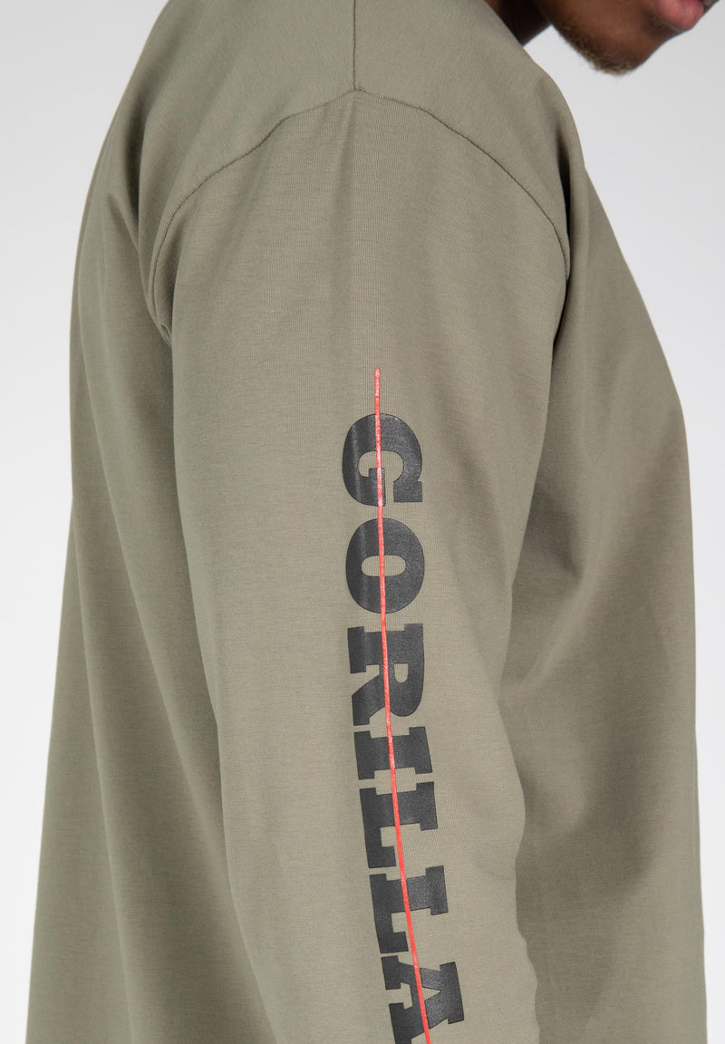 Load image into Gallery viewer, Gorilla Wear - Boise Oversized Long Sleeve - Army Green