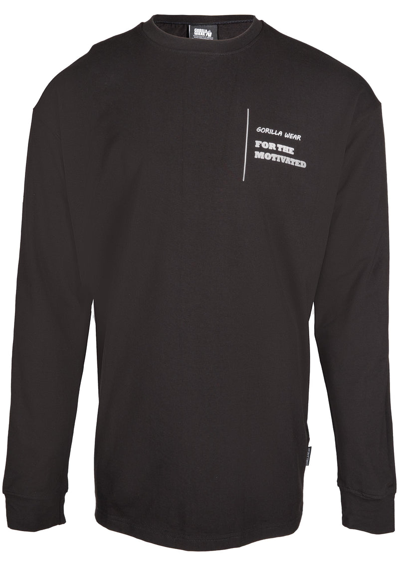 Load image into Gallery viewer, Gorilla Wear - Boise Oversized Long Sleeve - Black