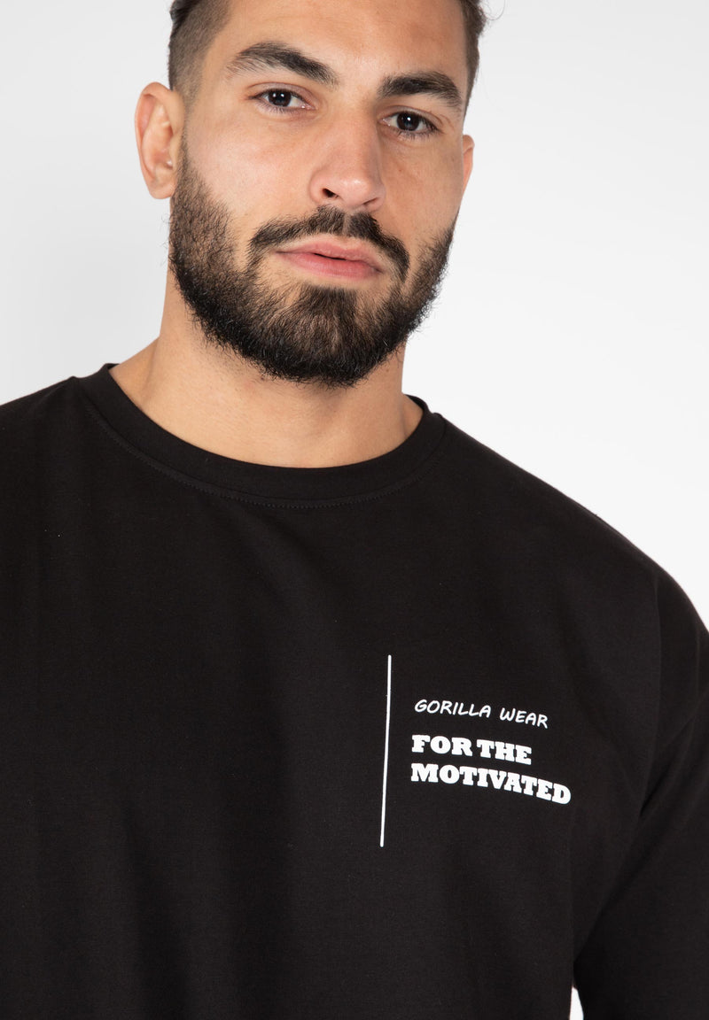 Load image into Gallery viewer, Gorilla Wear - Boise Oversized Long Sleeve - Black