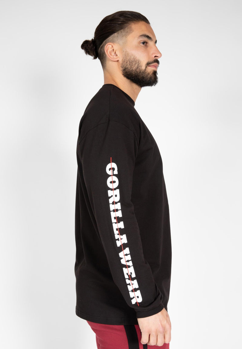 Load image into Gallery viewer, Gorilla Wear - Boise Oversized Long Sleeve - Black