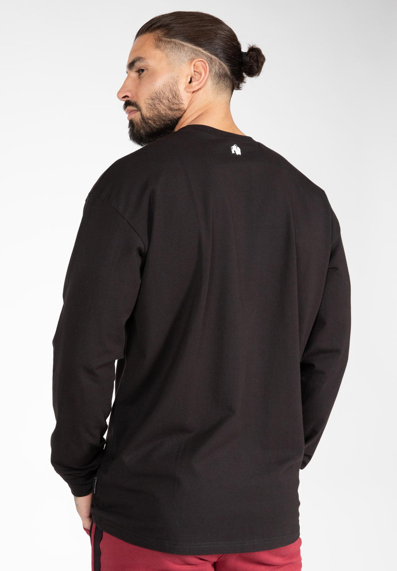 Load image into Gallery viewer, Gorilla Wear - Boise Oversized Long Sleeve - Black