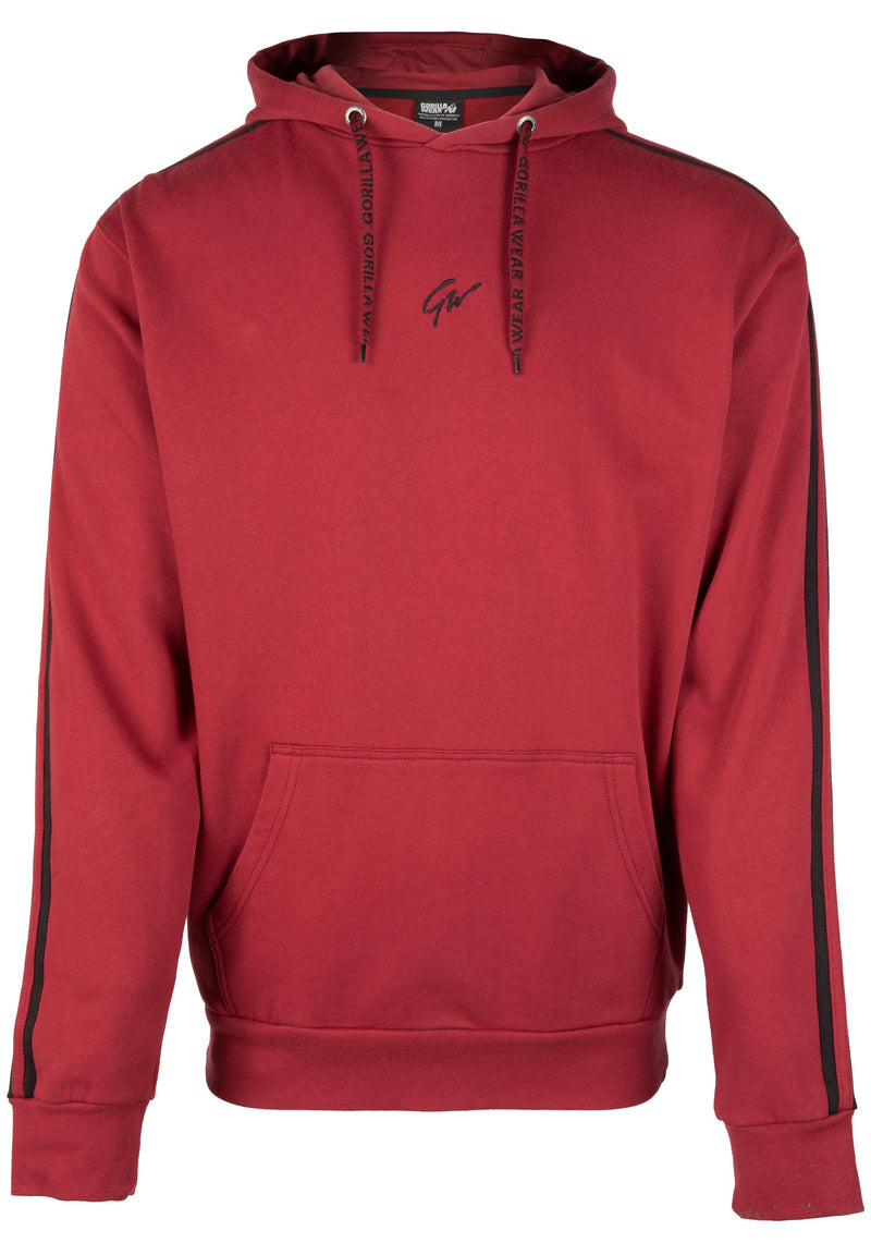 Load image into Gallery viewer, Gorilla Wear - Banks Oversized Hoodie - Burgundy Red/Black