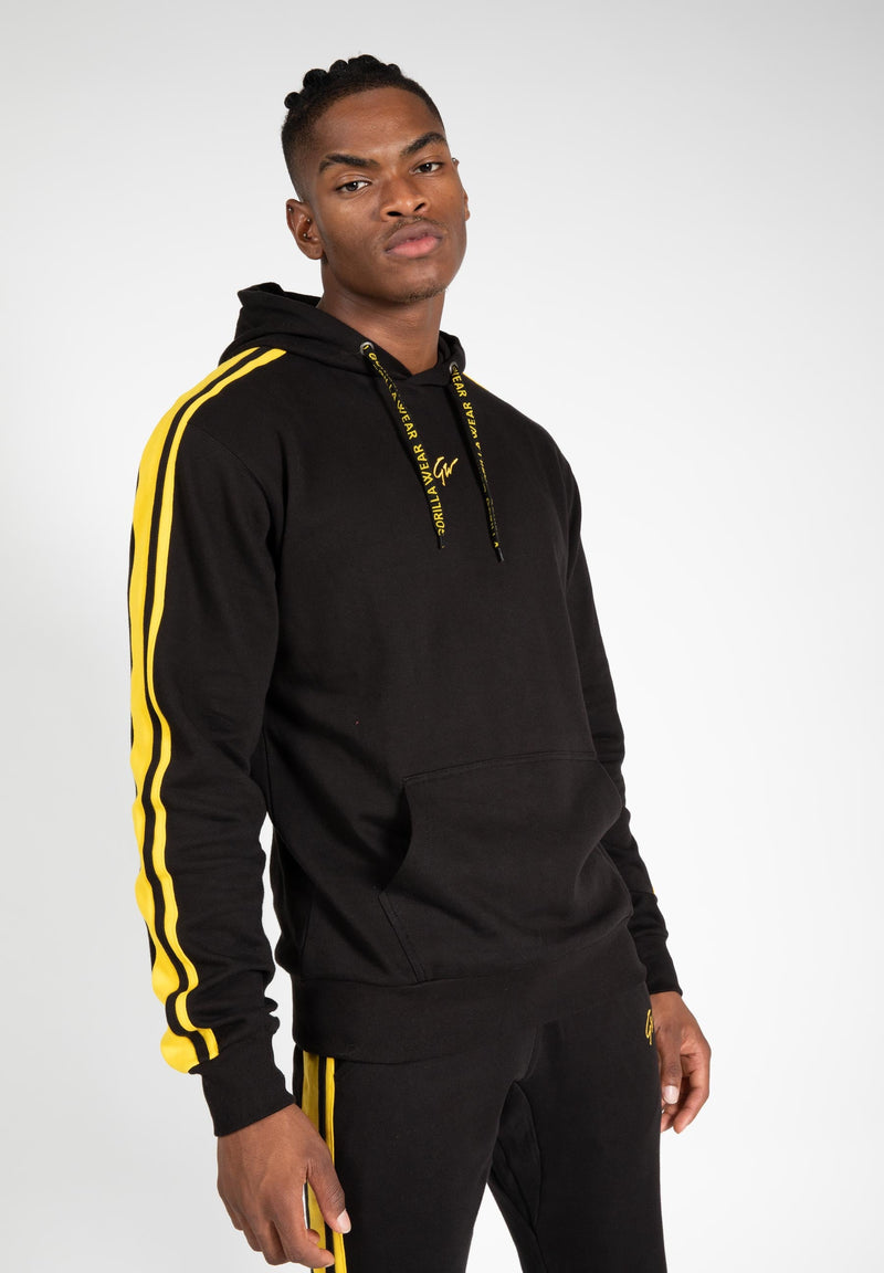 Load image into Gallery viewer, Gorilla Wear - Banks Oversized Hoodie - Black/Yellow
