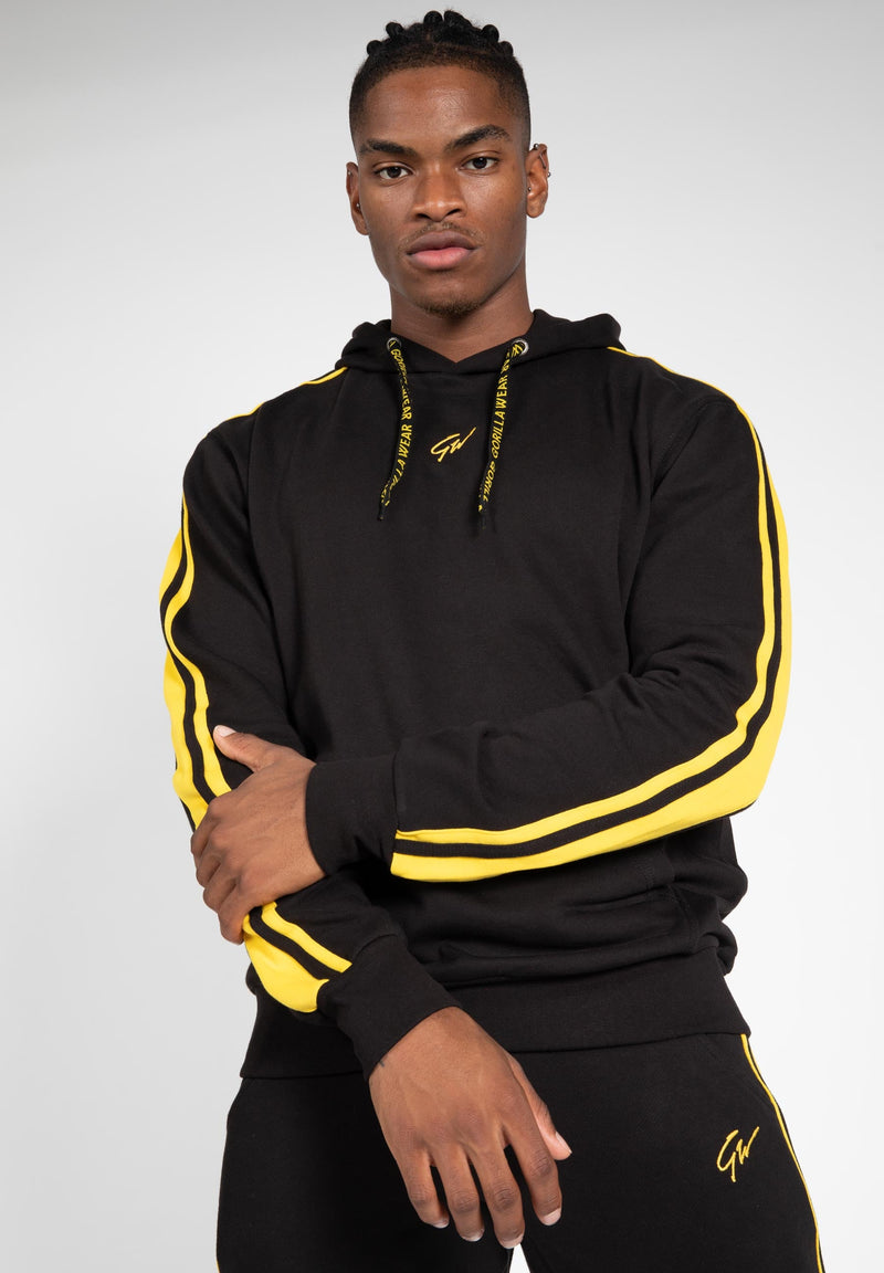 Load image into Gallery viewer, Gorilla Wear - Banks Oversized Hoodie - Black/Yellow
