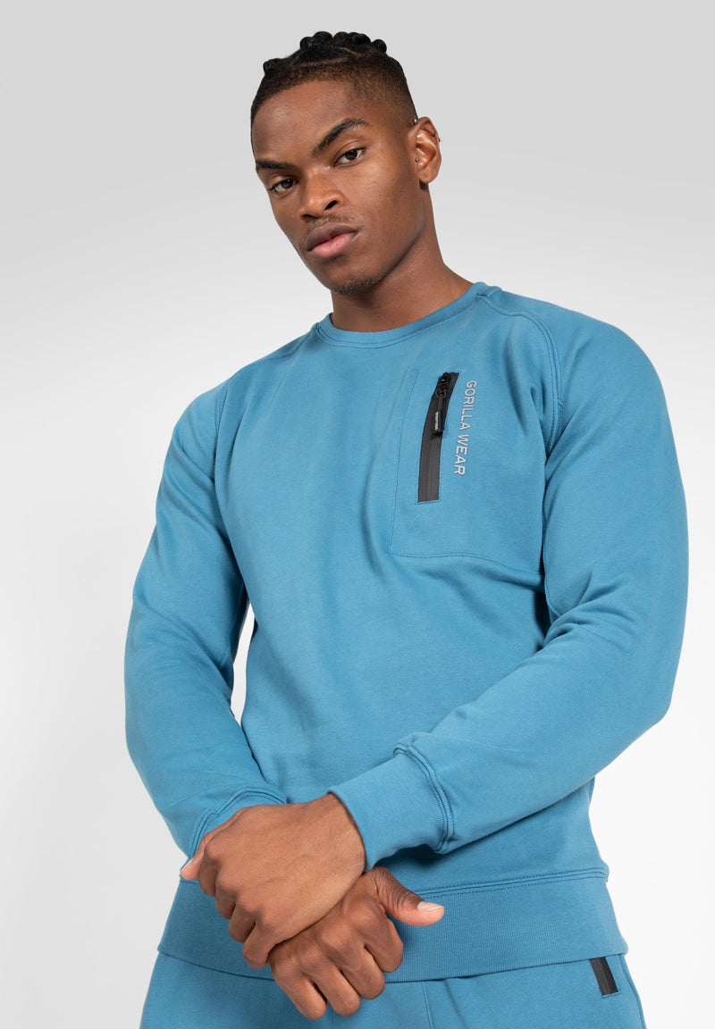 Load image into Gallery viewer, Gorilla Wear - Newark Sweatshirt - Blue
