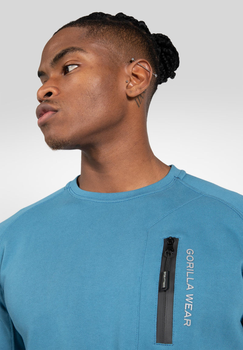 Load image into Gallery viewer, Gorilla Wear - Newark Sweatshirt - Blue