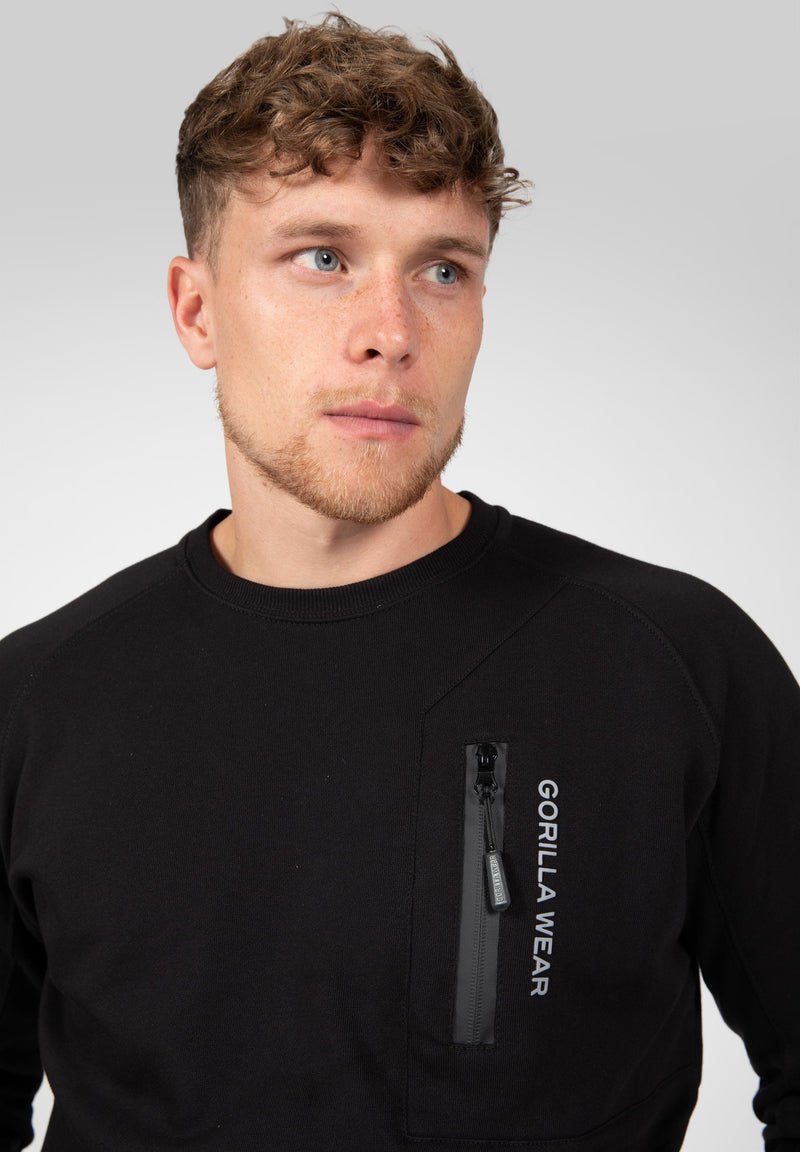 Load image into Gallery viewer, Gorilla Wear - Newark Sweatshirt - Black