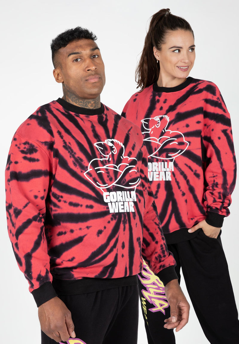 Load image into Gallery viewer, Gorilla Wear - Legacy Oversized Sweatshirt - Red/Black