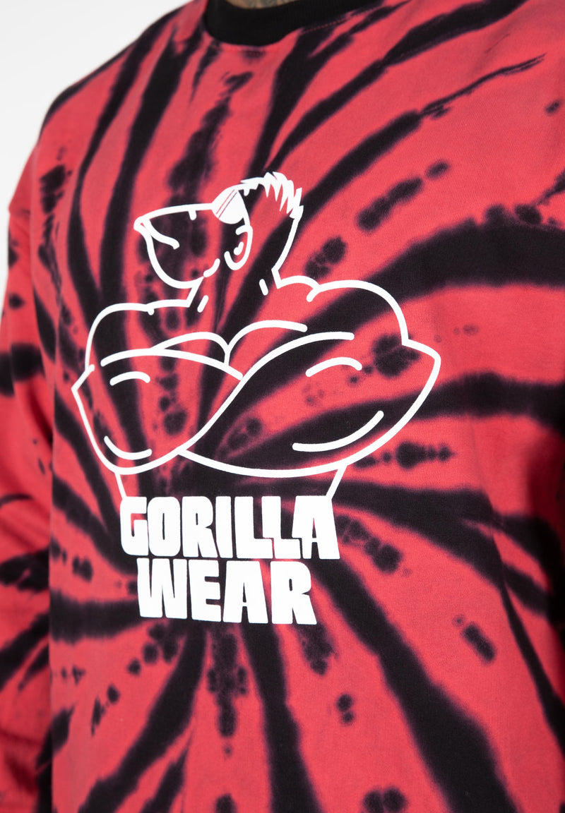Load image into Gallery viewer, Gorilla Wear - Legacy Oversized Sweatshirt - Red/Black