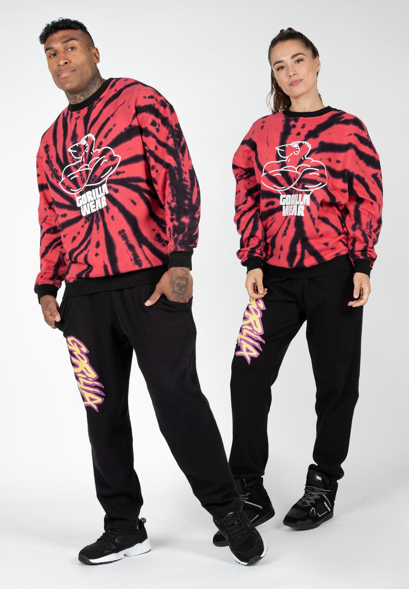 Load image into Gallery viewer, Gorilla Wear - Legacy Oversized Sweatshirt - Red/Black