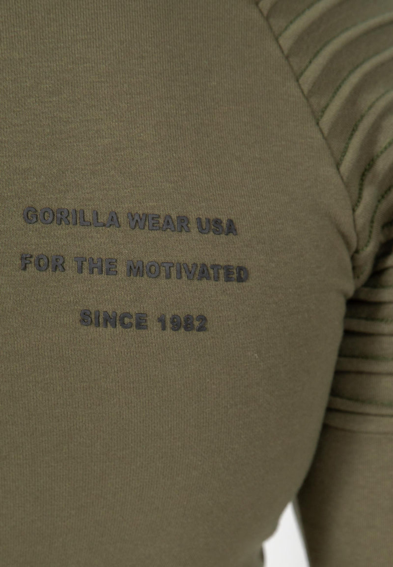 Load image into Gallery viewer, Gorilla Wear - Delta Zipped Hoodie - Army Green