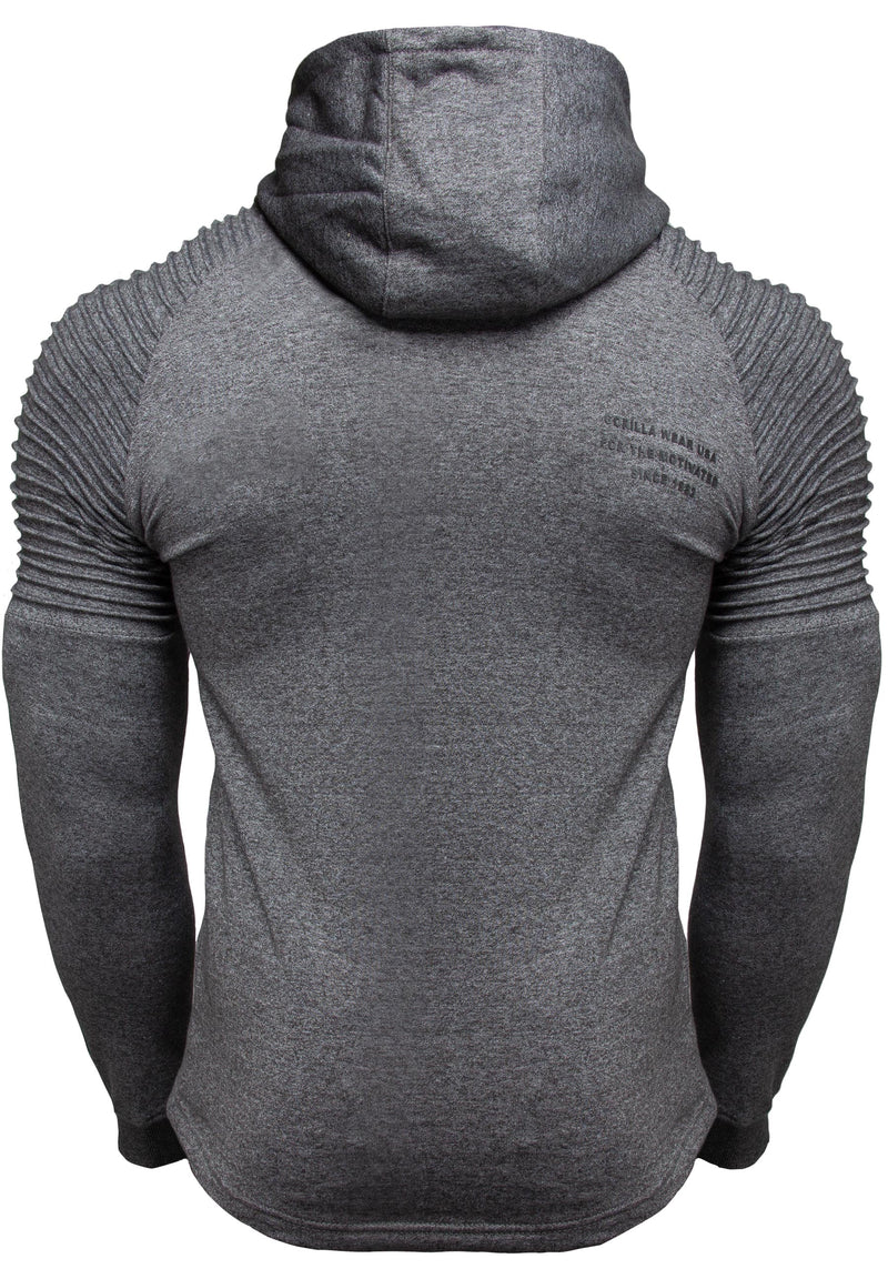 Load image into Gallery viewer, Gorilla Wear - Delta Zipped Hoodie - Gray