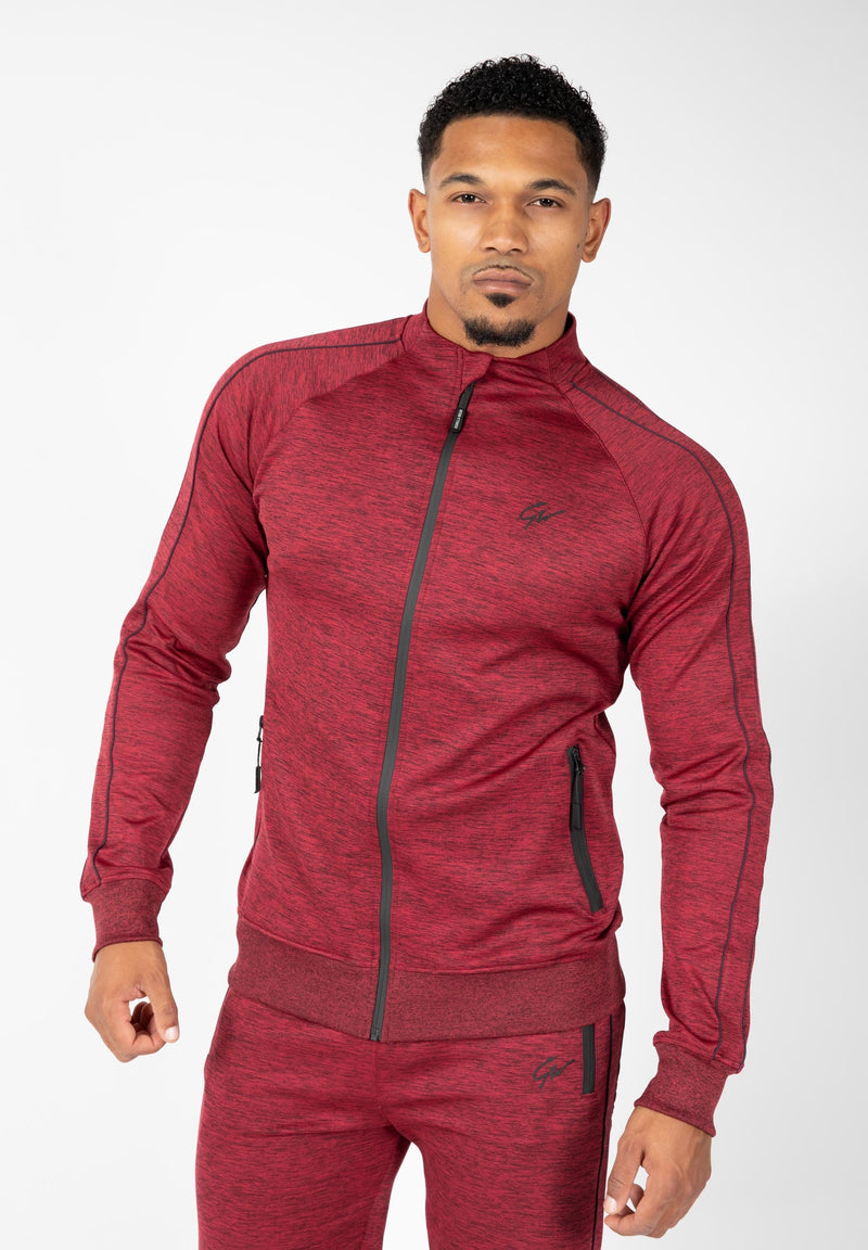 Load image into Gallery viewer, Gorilla Wear - Wenden Track Jacket - Burgundy Red