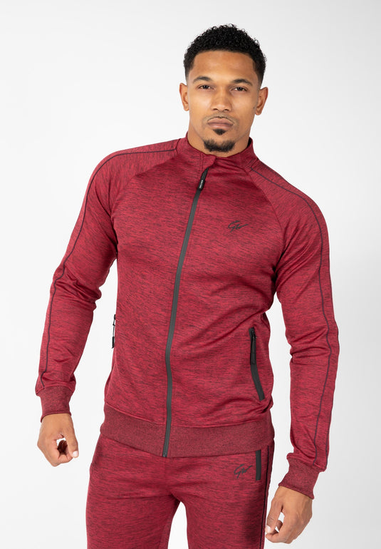 Gorilla Wear - Wenden Track Jacket - Burgundy Red
