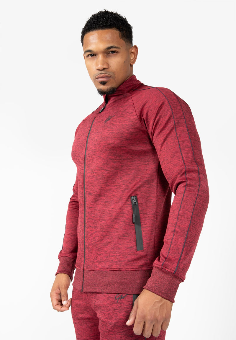 Load image into Gallery viewer, Gorilla Wear - Wenden Track Jacket - Burgundy Red
