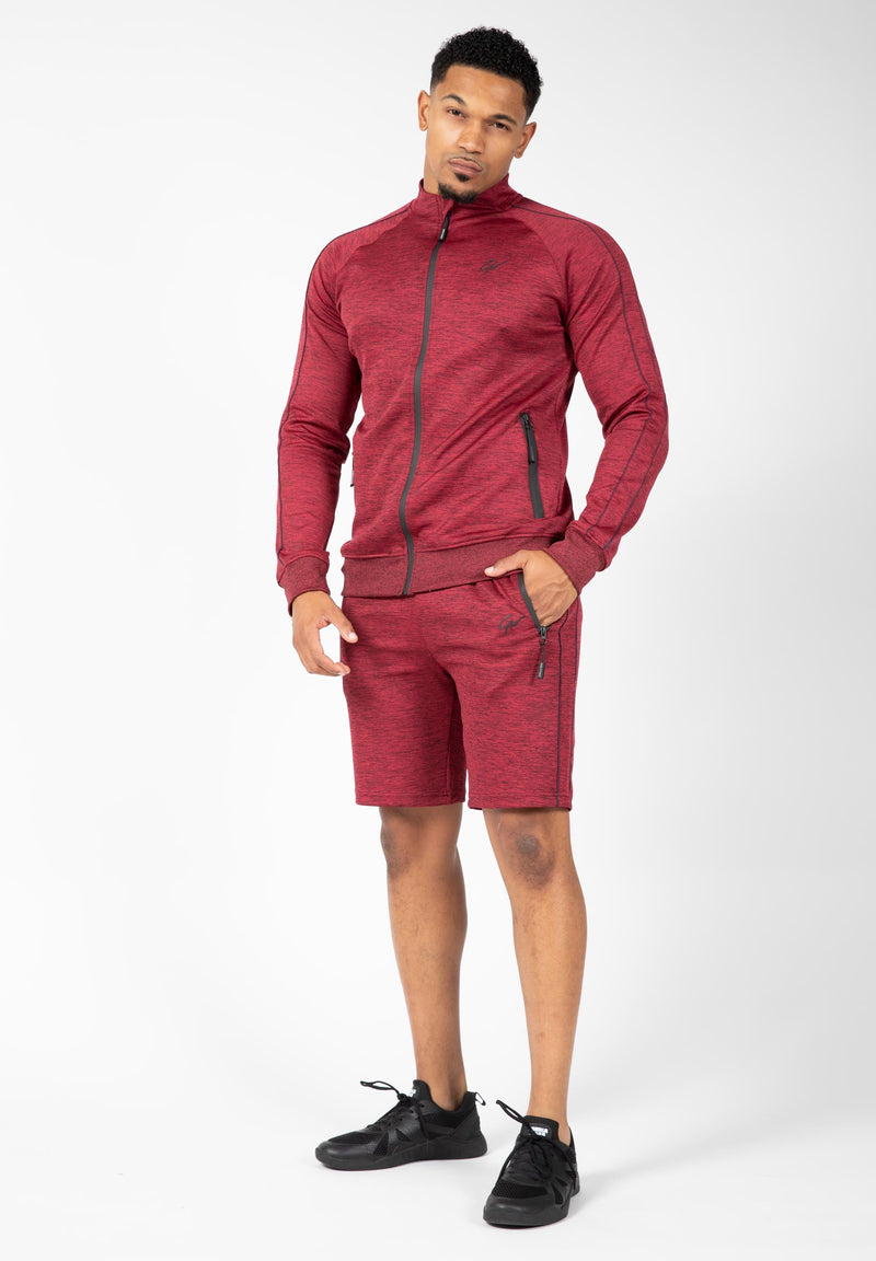 Load image into Gallery viewer, Gorilla Wear - Wenden Track Jacket - Burgundy Red