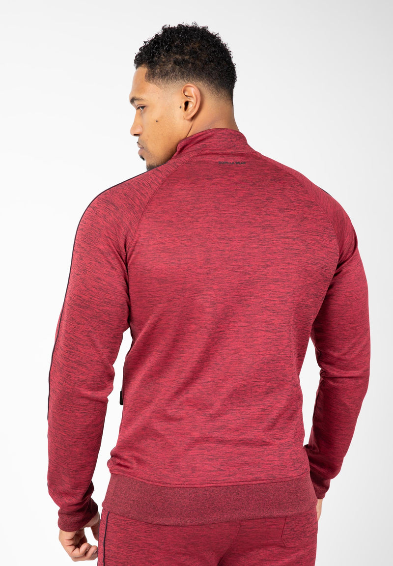 Load image into Gallery viewer, Gorilla Wear - Wenden Track Jacket - Burgundy Red
