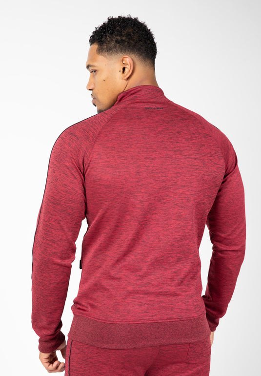 Gorilla Wear - Wenden Track Jacket - Burgundy Red