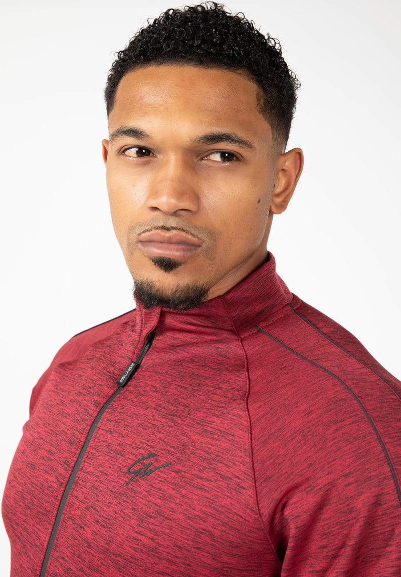 Load image into Gallery viewer, Gorilla Wear - Wenden Track Jacket - Burgundy Red