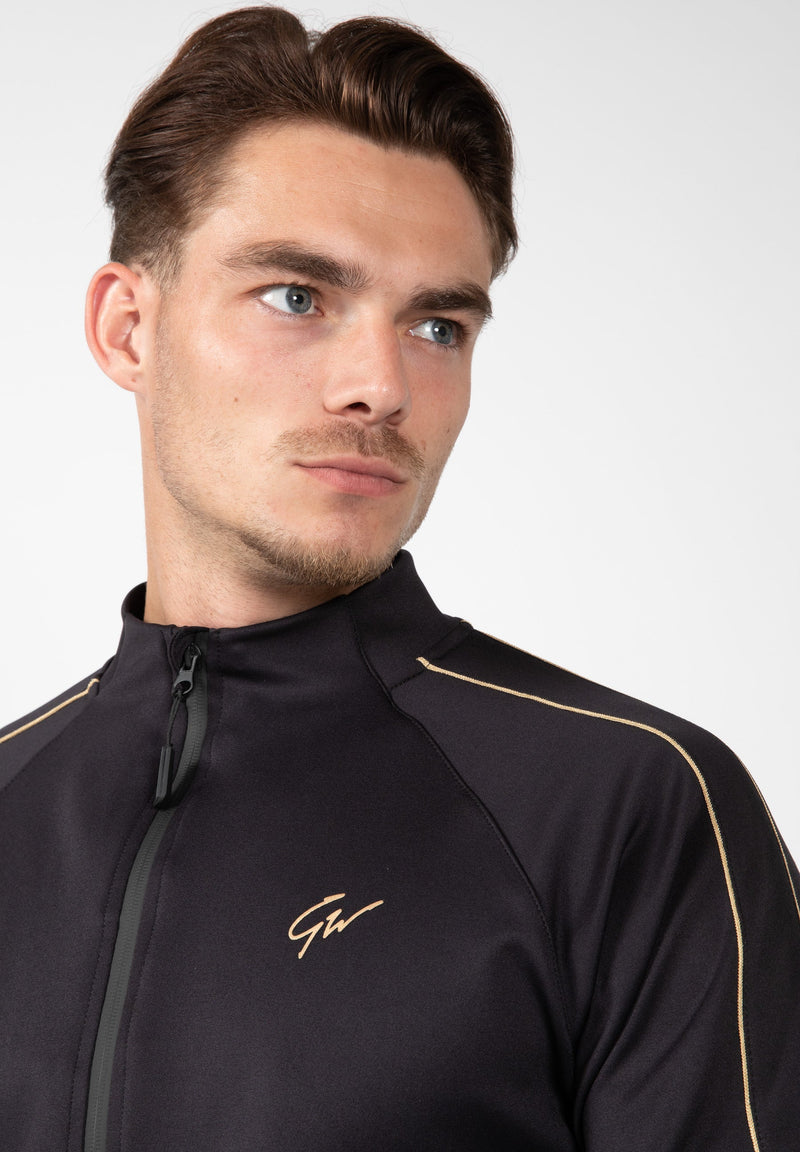 Load image into Gallery viewer, Gorilla Wear - Wenden Track Jacket - Black/Gold